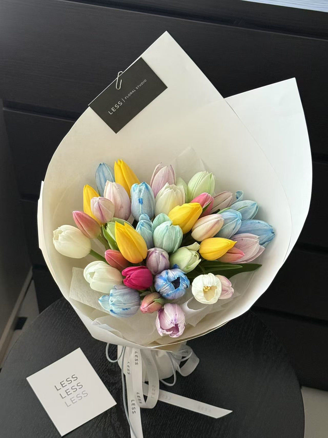 Fresh Bouquet Rainbow Tulips