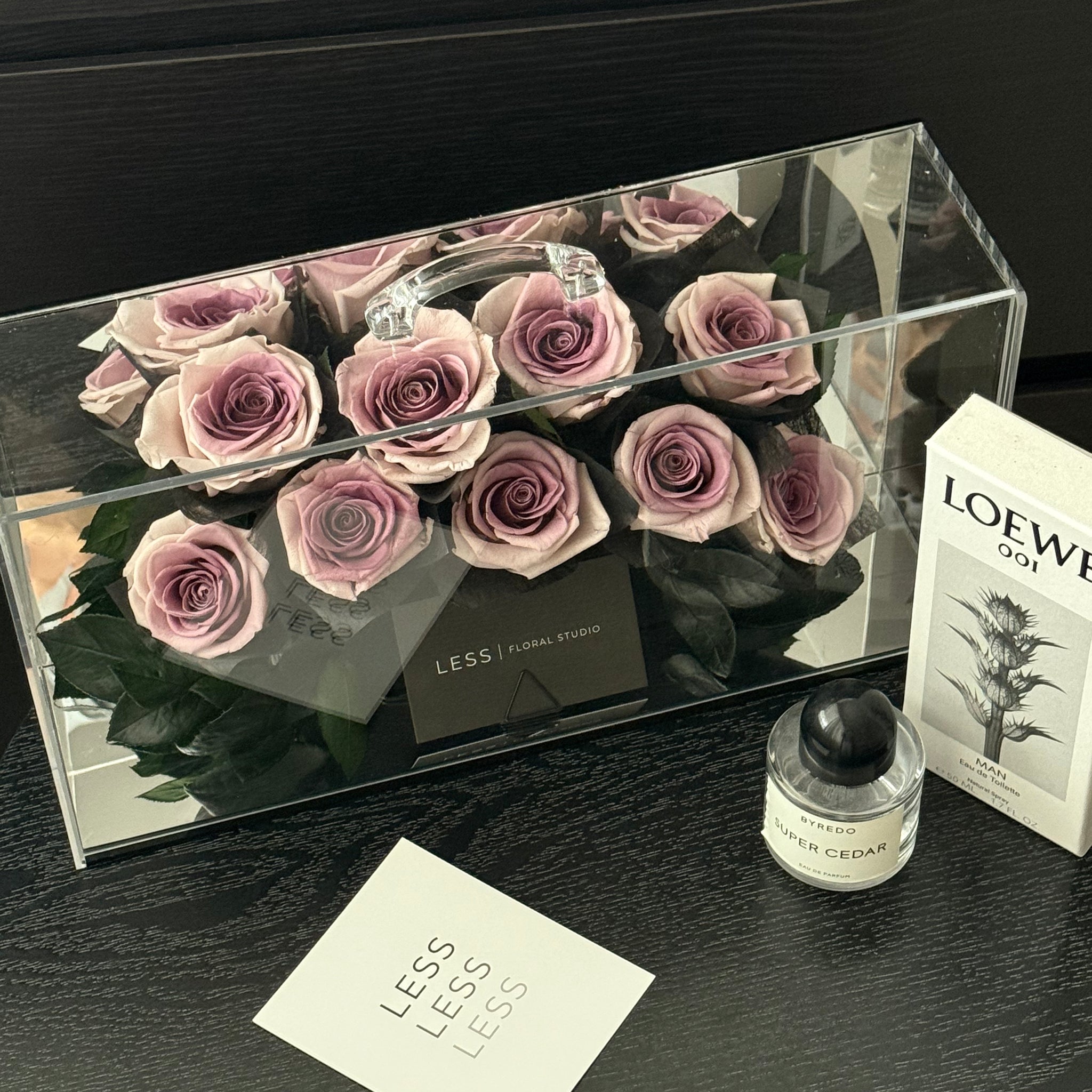 Preserved Flowers - Handle Rose Box