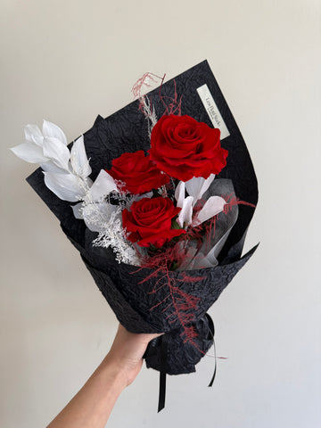 Preserved Flowers - Rouge Noir