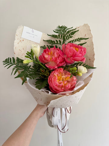 3 PAEONY CORAL SUNSET